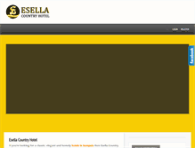 Tablet Screenshot of esellahotel.com